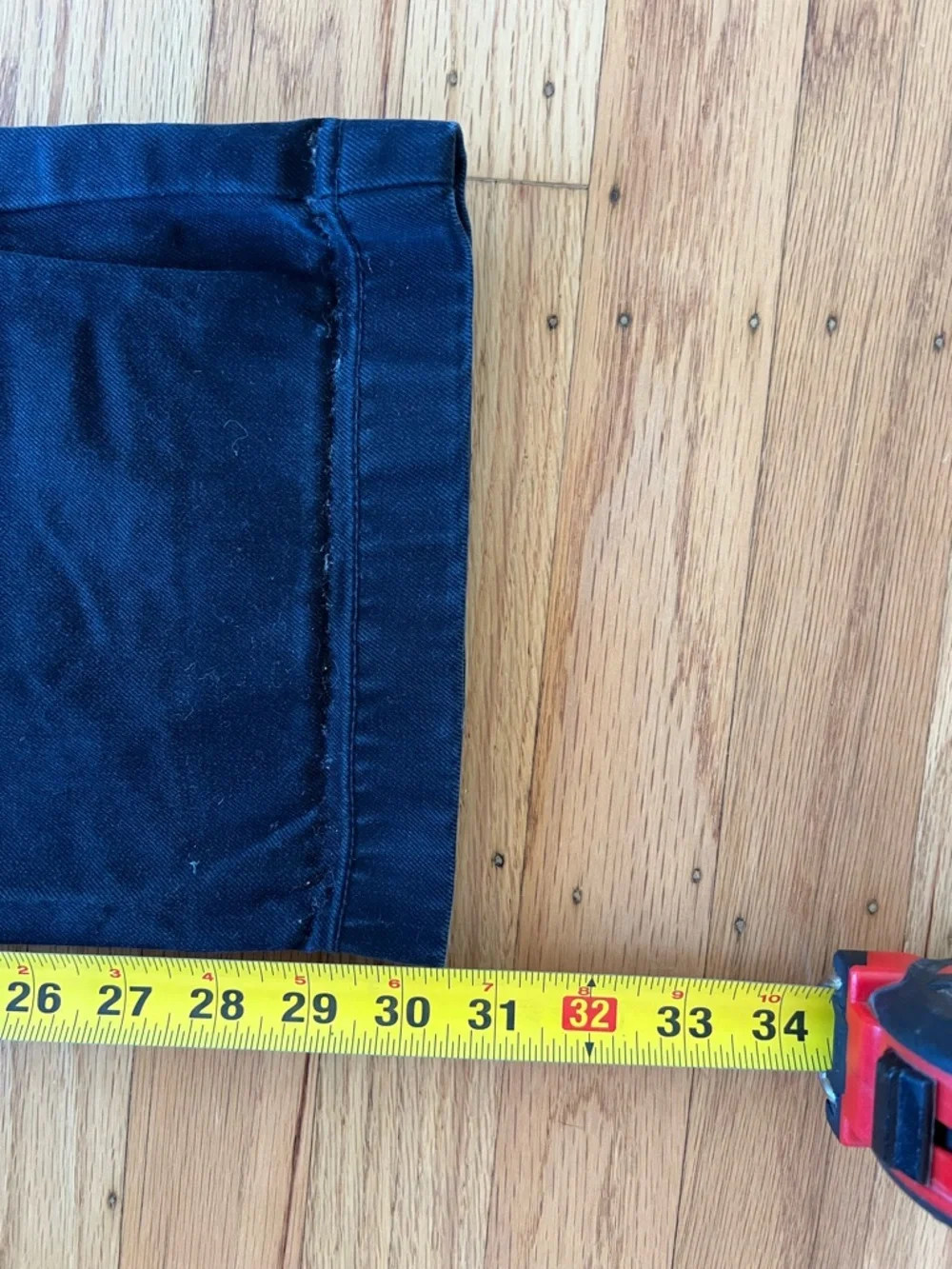 J. Crew Oarsman Broken-In Straight Chino Pants Mens 35x32 Black Twill Casual
